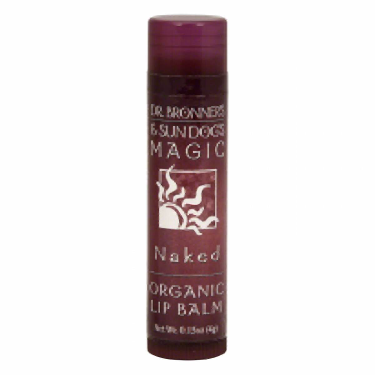 Dr. Bronner'S Magic Soaps Sun Dog's Organic Lip Balm Naked 0.15 oz