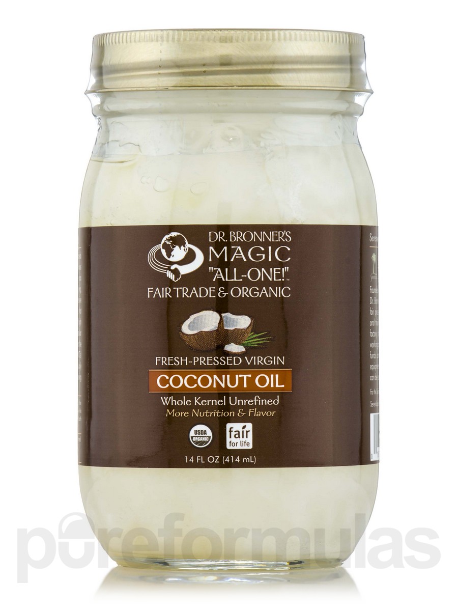 Dr. Bronner'S Magic Soaps Virgin Coconut Oil Whole Kernel 14 oz