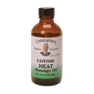Dr.Christopher's Heal Massage Oil Cayenne Heat 4 OZ-OUT OF STOCK