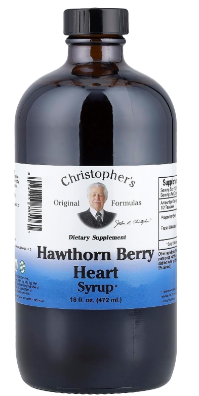 Dr.Christopher's Nourish Hawthorn Berry Heart Syrup 16 OZ