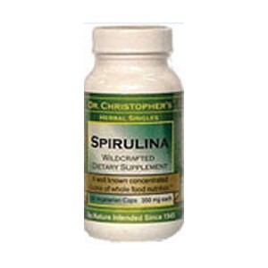 Dr.Christopher's Single Herb Spirulina 100 Vegicaps      TEMPORARILY UNAVAILABLE