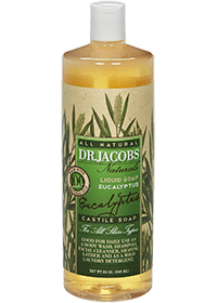 Dr. Jacobs Eucalyptus Castile Liq Soap 32oz