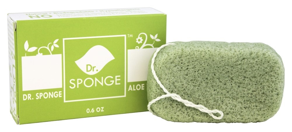 Dr. Sponge Konjac Sponge Aloe Vera .6 oz