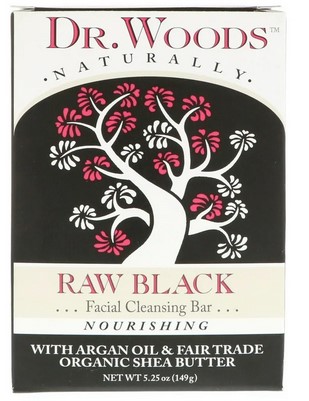 Dr.Wood - Bar Soap Facial Cleansing Black 5.25 Oz