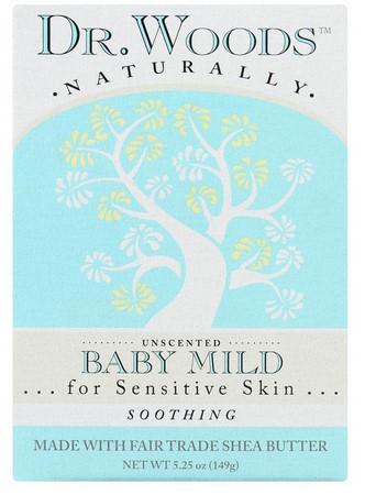 Dr.Wood - Bar Soap Unscented Baby Mild 5.25 Oz
