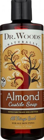 Dr.Wood - Castile Soap Liquid Almond with Shea Butter 16 Oz