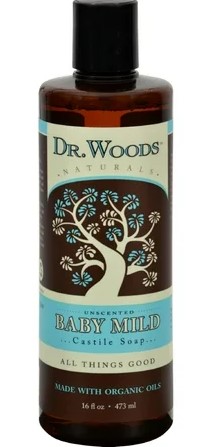 Dr.Wood - Castile Soap Liquid Baby Mild 16 Oz