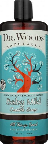 Dr.Wood - Castile Soap Liquid Baby Mild 32 Oz