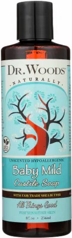 Dr.Wood - Castile Soap Liquid Baby Mild 8 Oz