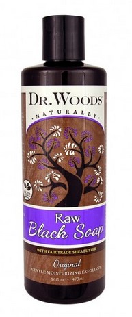 Dr.Wood - Castile Soap Liquid Black with Shea Butter 16 Oz