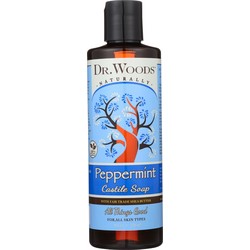 Dr.Wood - Castile Soap Liquid Peppermint with Shea Butter 8 Oz