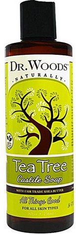 Dr.Wood - Castile Soap Liquid Tea Tree with Shea Butter 8 Oz-OUT OF STOCK