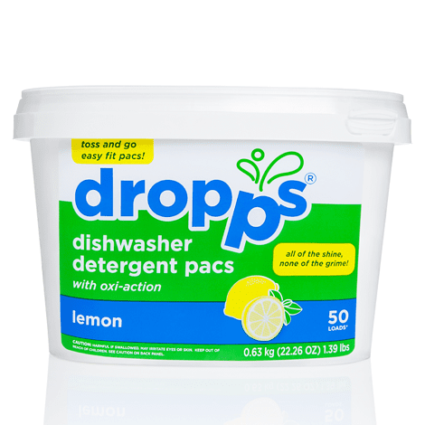 Dropps Dishwasher Detergent Pacs Lemon 50ct-OUT OF STOCK