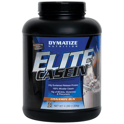 Dymatize Elite Casein Cinnamon Bun 4 Lb  TEMPORARELY UNAVAILABLE