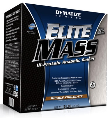 Dymatize Elite Mass Double Chocolate10 Lb TEMPORARELY UNAVAILABLE