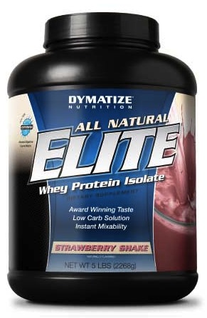 Dymatize Elite Natural Protein Strawberry 5 Lb-TEMP OUT OF STOCK