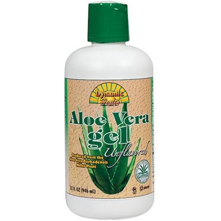 Dynamic Health Aloe Vera Gel, Liquid, Unflavored (Plastic Bottle) 32oz
