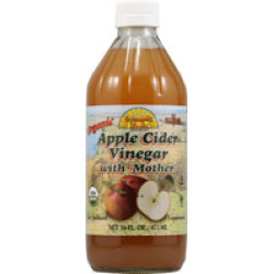 Dynamic Health Apple Cider Vinegar w/ Mother Certified Organic, Liquid (Glass Bottle) 16oz