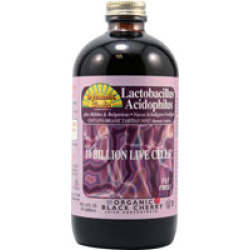Dynamic Health Black Cherry Acidophilus, Liquid (Glass Bottle) 16oz-UNAVAILABLE
