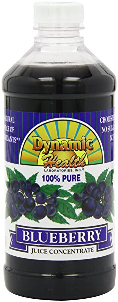 Dynamic Health Blueberry Concentrate, Liquid (Plastic Bottle) 16oz