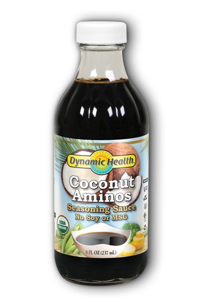 Dynamic Health Coconut Aminos Certified Organic, Liquid (Glass Bottle) 8oz     TEMPORARILY UNAVAILABLE