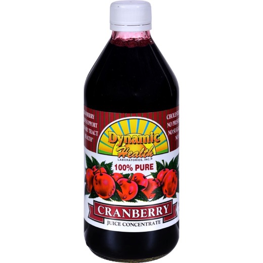 Dynamic Health Cranberry Concentrate, Liquid (Glass Bottle) 16oz