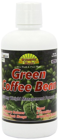 Dynamic Health Green Coffee Bean Juice Blend, Liquid (Plastic Bottle) 30oz
