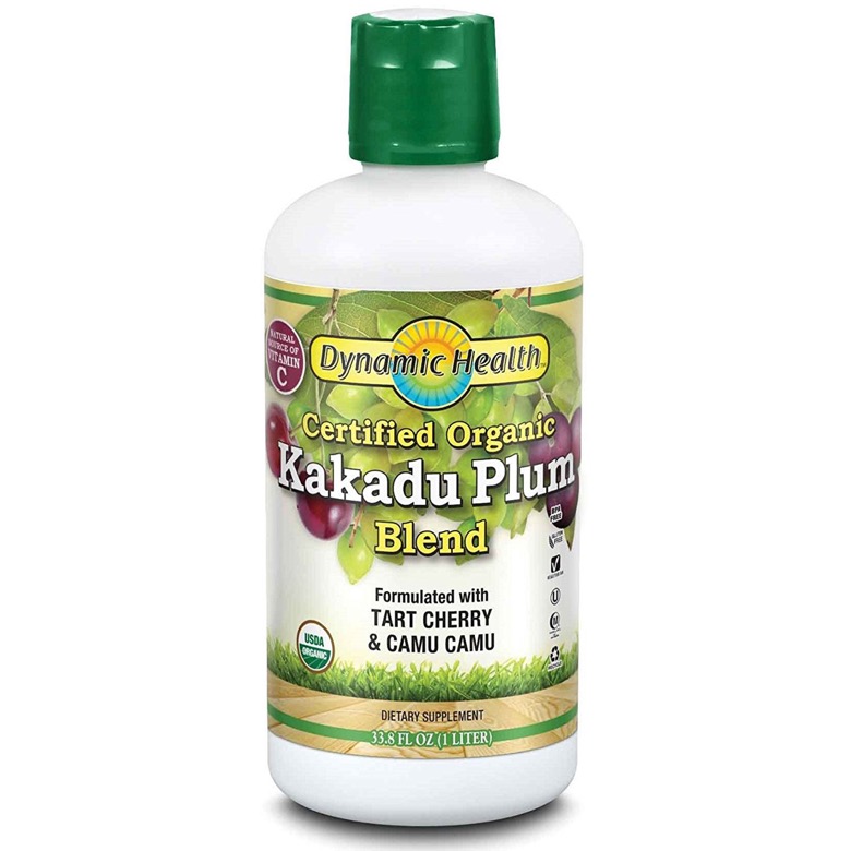Dynamic Health Kakadu Plum Juice Certified Organic, Liquid (Plastic Bottle) 33.8oz