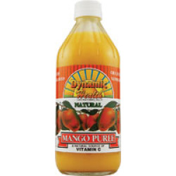 Dynamic Health Mango Puree Certified Organic Glass, Liquid (Glass Bottle) 16oz-OUT OF STOCK