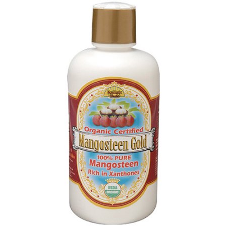 Dynamic Health Mangosteen Gold Certified Organic, Liquid (Plastic Bottle) 16oz