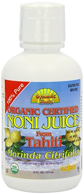 Dynamic Health Noni Juice Tahitian Certified Organic, Liquid (Plastic Bottle) 16oz