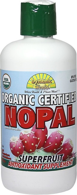 Dynamic Health Nopal Juice Certified Organic, Liquid (Plastic Bottle) 33.8oz