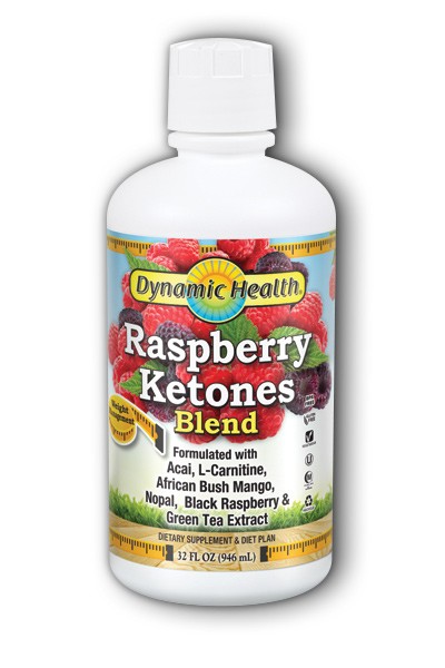 Dynamic Health Raspberry Ketones Juice Blend, Liquid (Plastic Bottle) 32oz