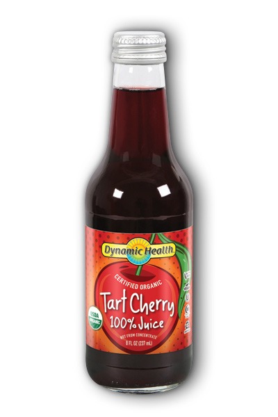 Dynamic Health Tart Cherry 100% Juice NFC Certified Organic, Liquid (Glass Bottle) 8oz-OUT OF STOCK