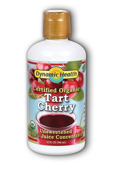 Dynamic Health Tart Cherry Concentrate Certified Organic, Liquid (Plastic Bottle) 32oz