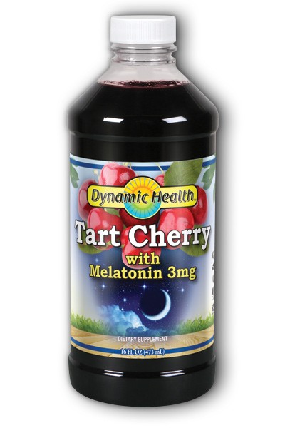 Dynamic Health Tart Cherry w/ Melatonin, Liquid (Plastic Bottle) 16oz