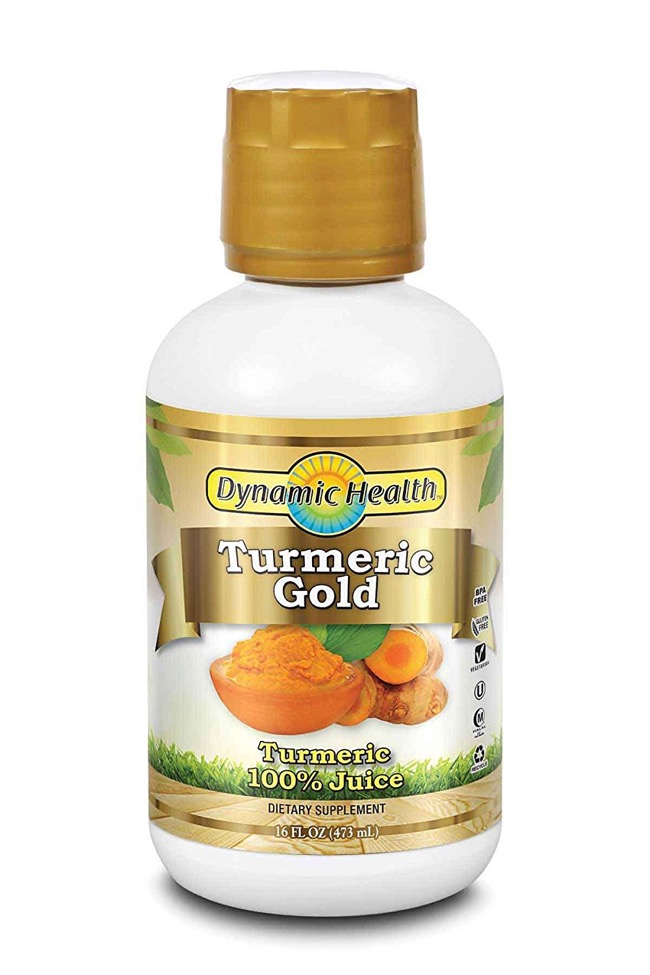Dynamic Health Turmeric Gold, Liquid (Plastic Bottle) 16oz