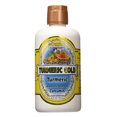 Dynamic Health Turmeric Gold, Liquid (Plastic Bottle) 32oz