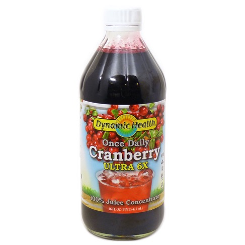 Dynamic Health Ultra Cranberry 6x, Liquid (Glass Bottle) 16oz