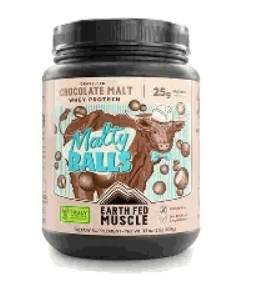 Earth Fed Muscle Grass Fed Whey Malty Balls 28 Servings