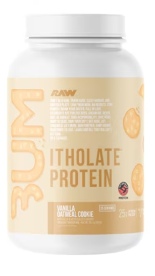 Bum. Itholate Protein 25 Servings Vanilla Oatmeal Cookie Flavor