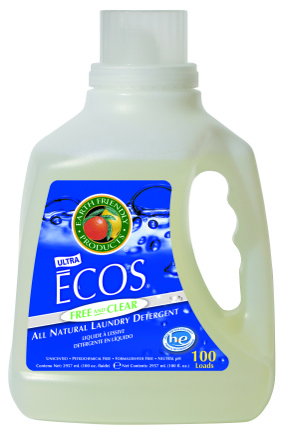 Earth Friendly Ecos Liquid Laundry Detergent Free & Clear 100 oz-OUT OF STOCK