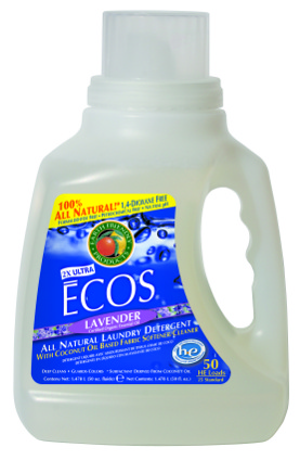Earth Friendly Ecos Liquid Laundry Detergent Lavender 50 oz