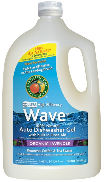 Earth Friendly Wave Gel Dish Wash Lavender 100 oz-UNAVAILABLE