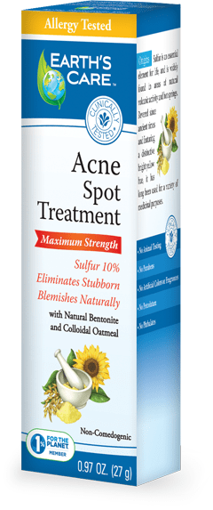 Earth's Care Acne Spot Treatment (10% Sulfur)  .97 oz