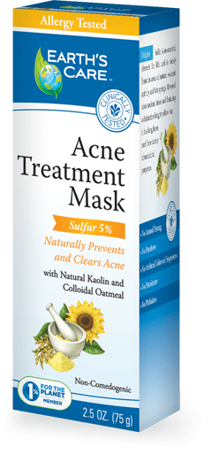 Earth's Care Acne Treatment Mask (5% Sulfer)  2.5 oz