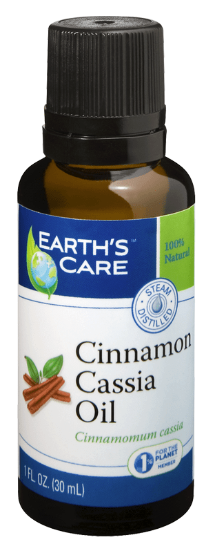 Earth's Care Cinnamon Cassia Oil 100% Pure & Natural  1 oz