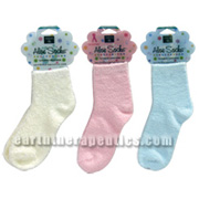 Earth Therapeutics Aloe Infused Socks Pink 1 PAIR