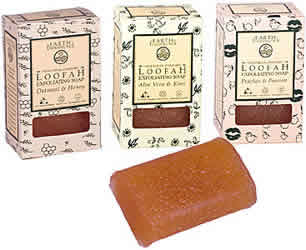 Earth Therapeutics Loofah Exfoliating Soap Oatmeal & Honey 4 OZ-OUT OF STOCK