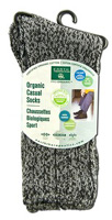 Earth Therapeutics Men's Basic Casual Socks Charcoal
